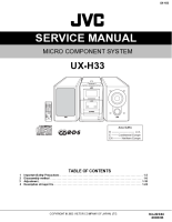 JVC UXH-33-Service-Manual